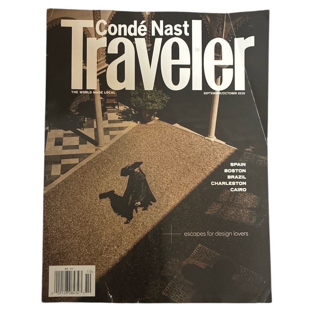 Conde Nast Traveler Magazine September October 2025 Escapes For Design Lovers